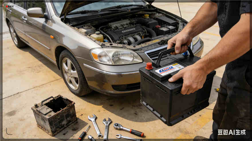 四方台汽车换电瓶电话【案例】